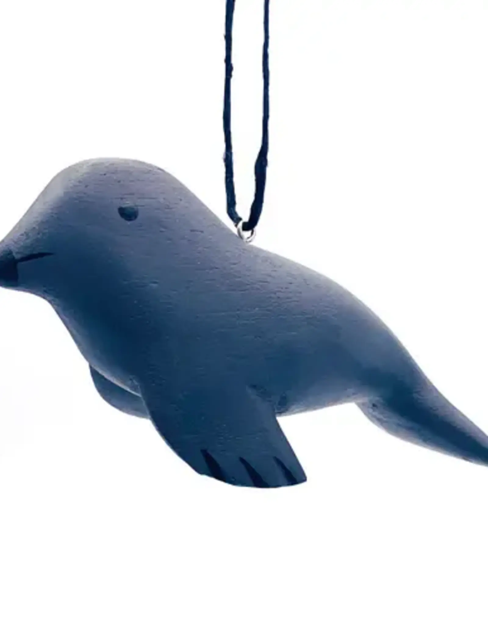 Women of the Cloud Forest Harbor Seal Balsa Ornament