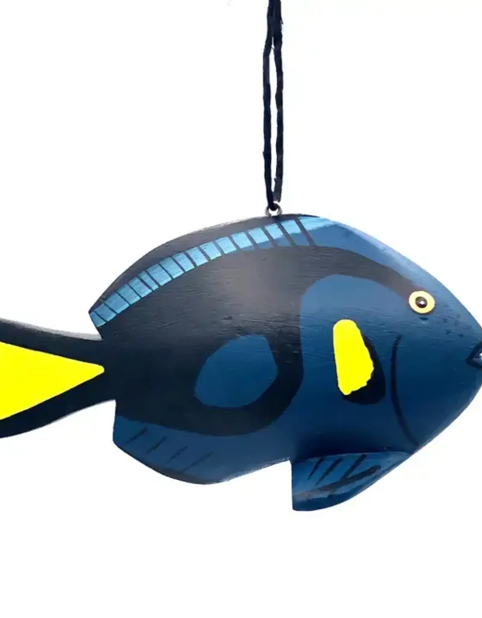 Women of the Cloud Forest Blue Tang Fish Balsa Ornament