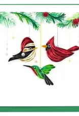 Quilling Card Quilled Holiday Bird Ornaments Card