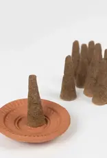 Ten Thousand Villages Sandalwood Cone Incense Set