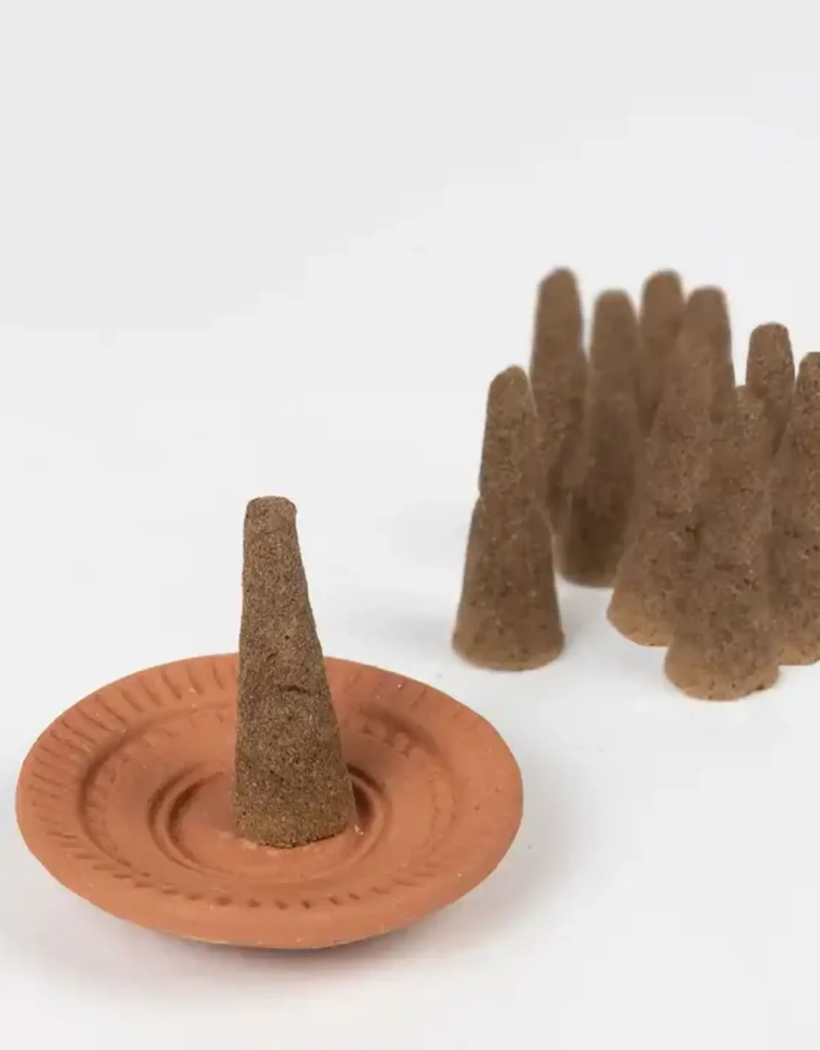 Ten Thousand Villages Sandalwood Cone Incense Set