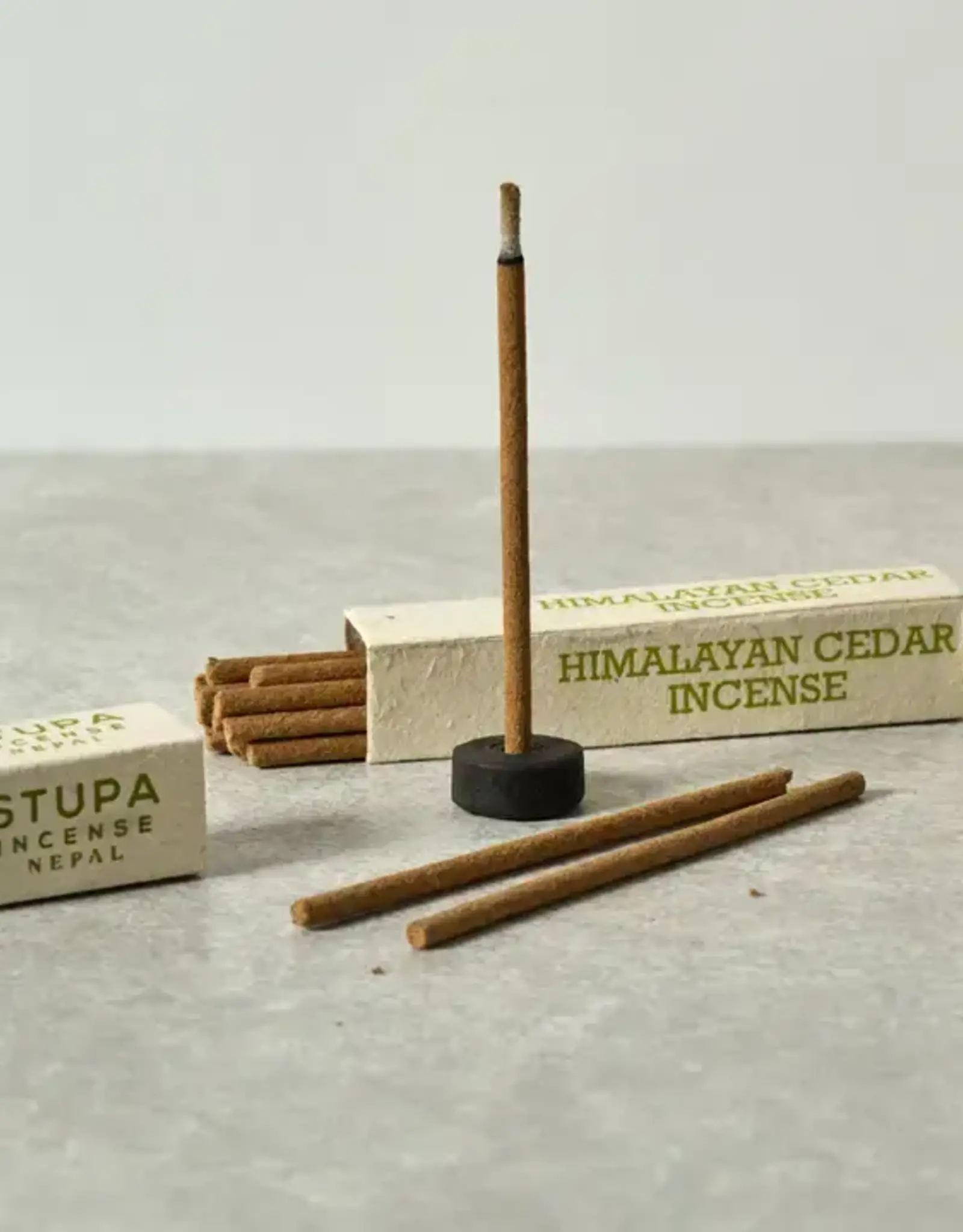 Ten Thousand Villages Cedar Incense Sticks & Holder