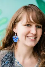 Lucia's Imports Day of the Dead Skeleton Sugar Skull Earrings