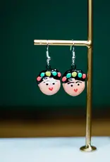 Lucia's Imports Frida Ceramic Earrings