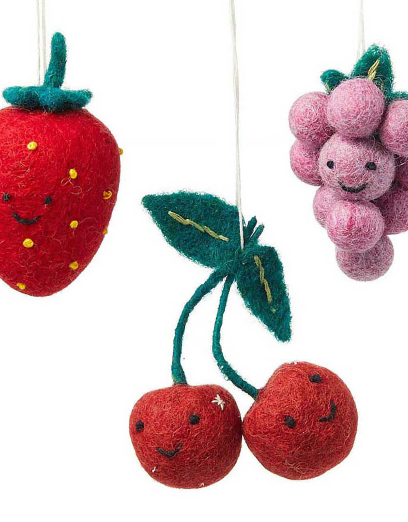 Serrv Strawberry Fruit Friend Ornament