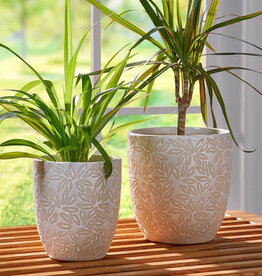 Serrv Small Tana Leaves Planter
