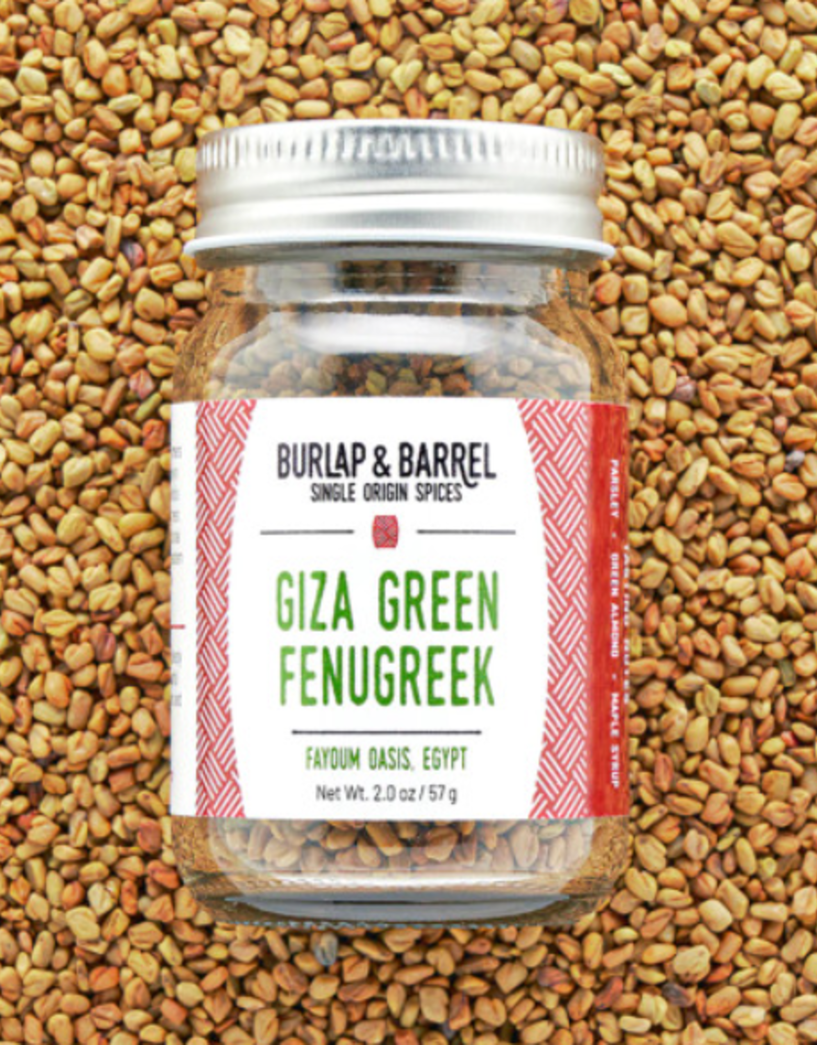Burlap & Barrel Whole Green Giza Fenugreek
