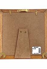 Bunyaad Pakistan Natural Red Oak Wood Frame - 6"x6"