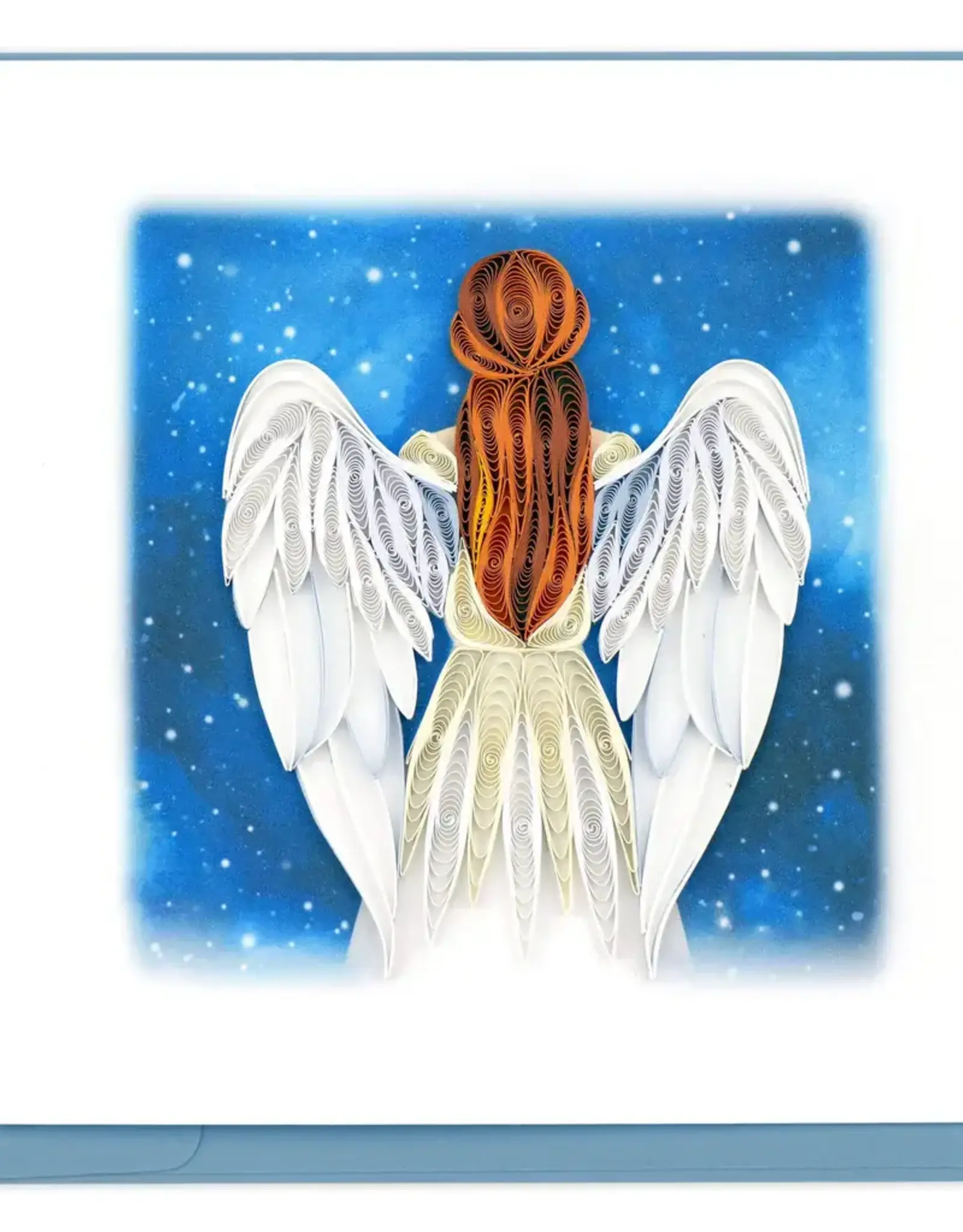 Quilling Card Quilled Night Angel Card