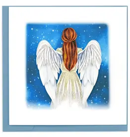 Quilling Card Quilled Night Angel Card