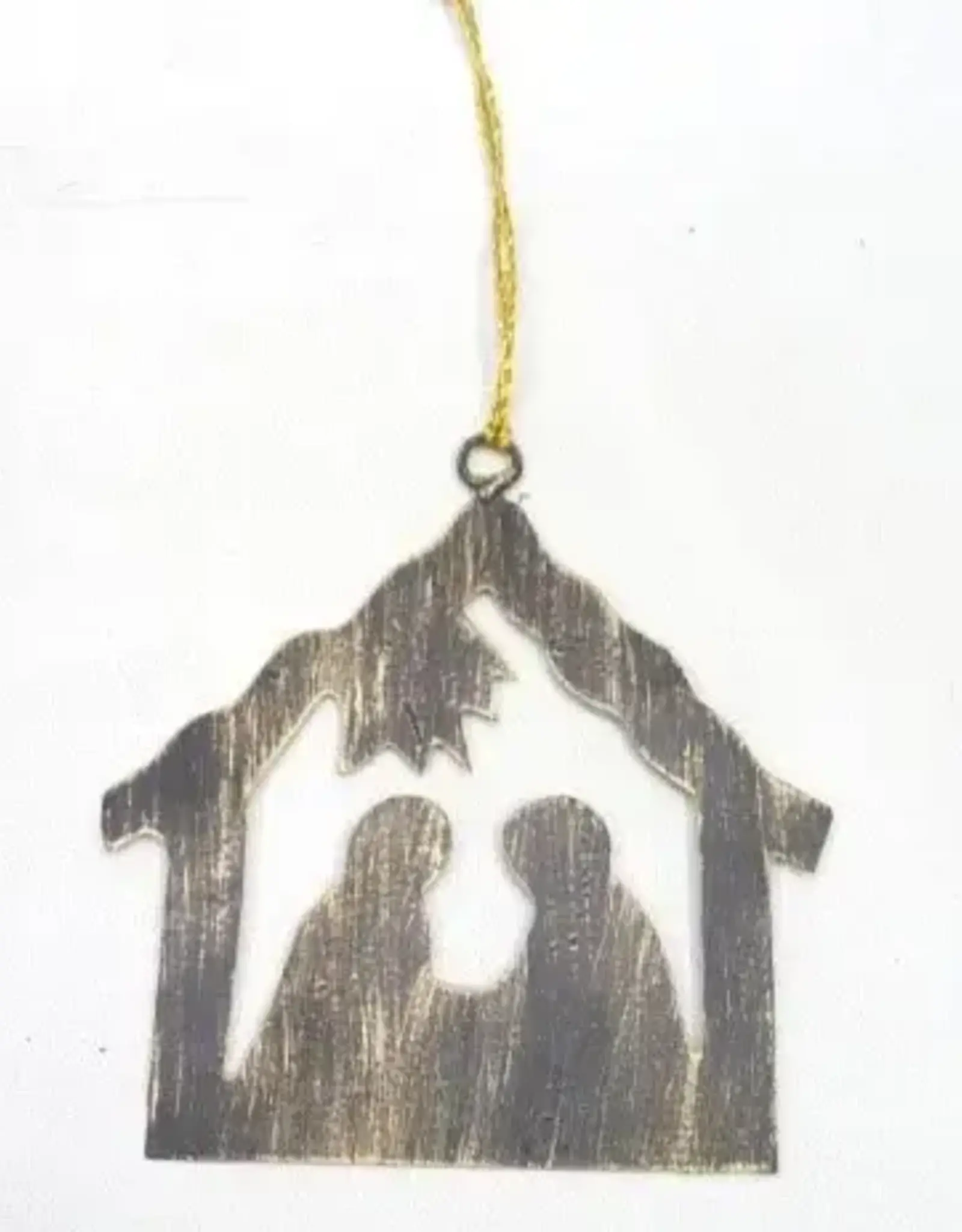 Hopes Unlimited Shimmering Nativity Ornament