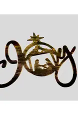 Hopes Unlimited Shimmering Joy Nativity Wall Hanging