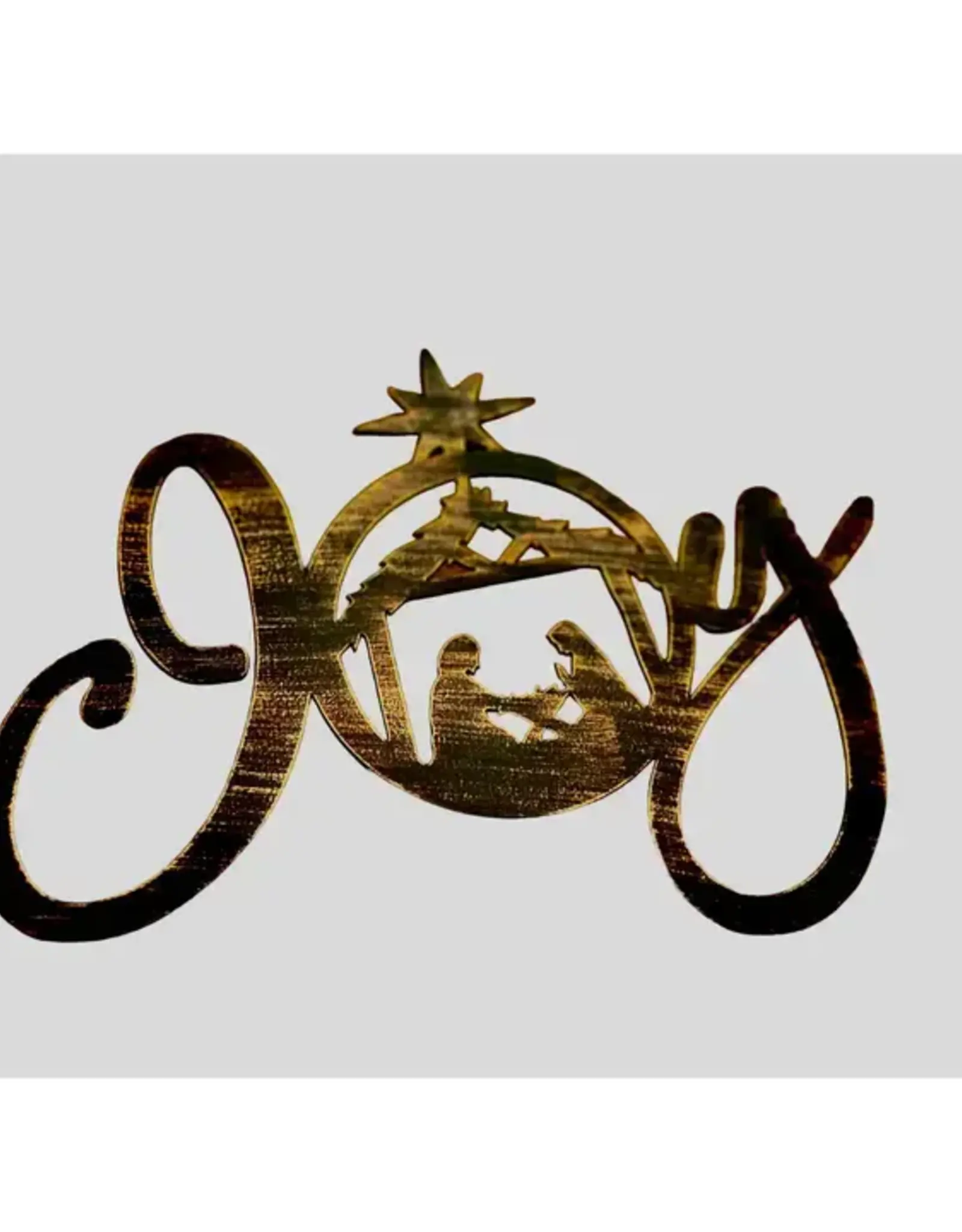 Hopes Unlimited Shimmering Joy Nativity Wall Hanging