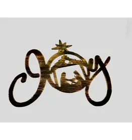 Hopes Unlimited Shimmering Joy Nativity Wall Hanging