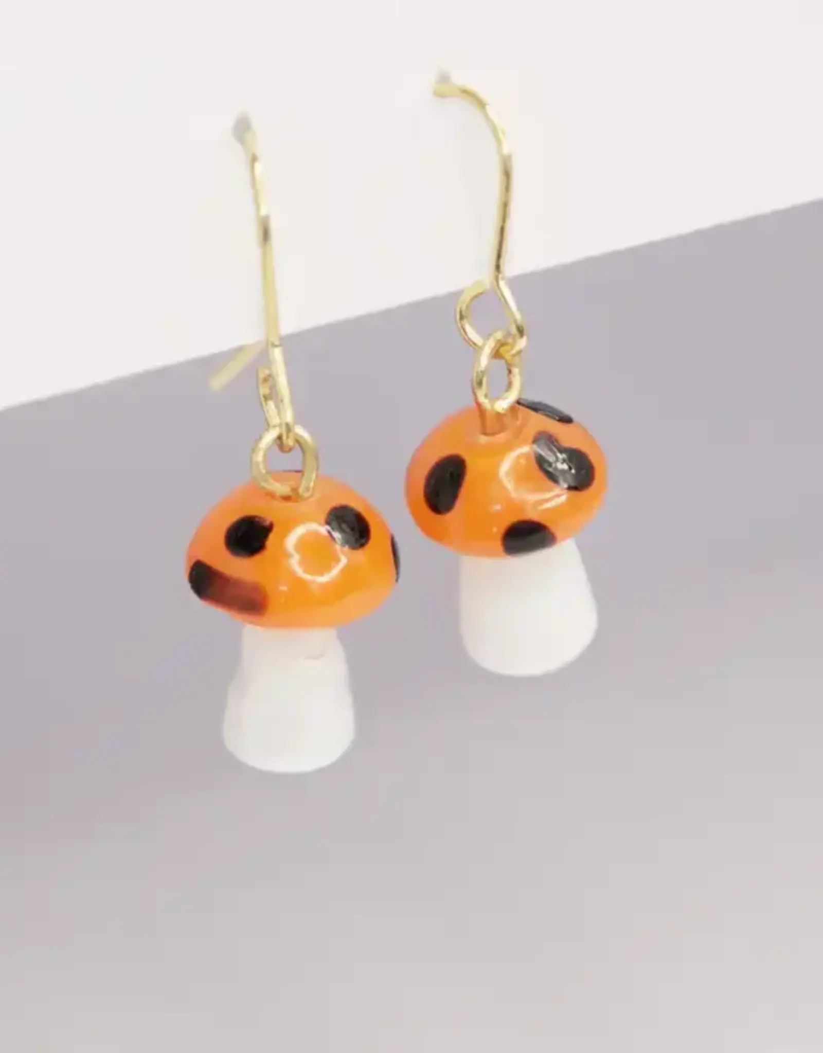 Hopes Unlimited Pixie Dust Mushroom Earrings - Assorted