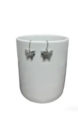 Hopes Unlimited Silver Butterfly Earrings