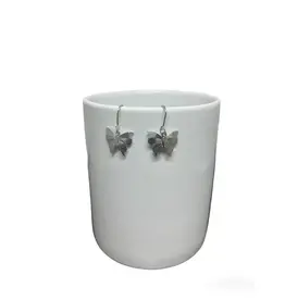 Hopes Unlimited Silver Butterfly Earrings