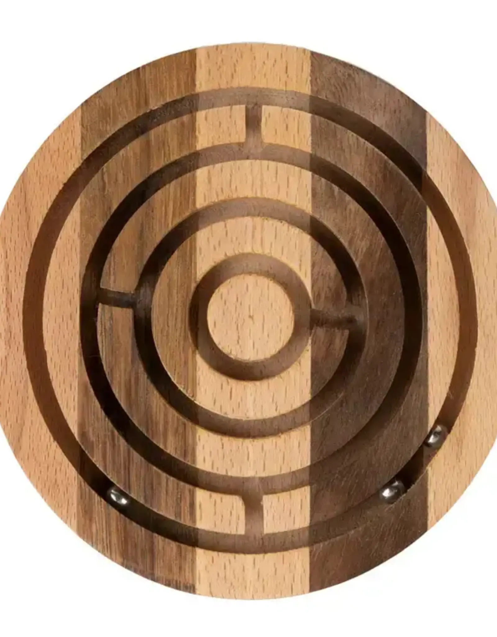 Ten Thousand Villages Handheld Wooden Maze Game