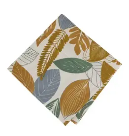 Ten Thousand Villages Blue Autumn Napkin