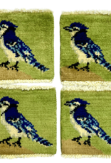 Bunyaad Pakistan Blue Jay Mug Rug