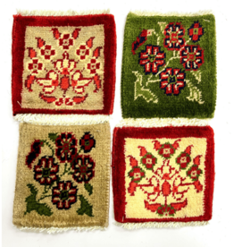 Bunyaad Pakistan Floral Mug Rug Assorted