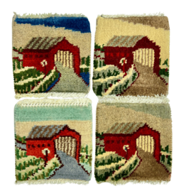 Bunyaad Pakistan Covered Bridge Mug Rug Assorted