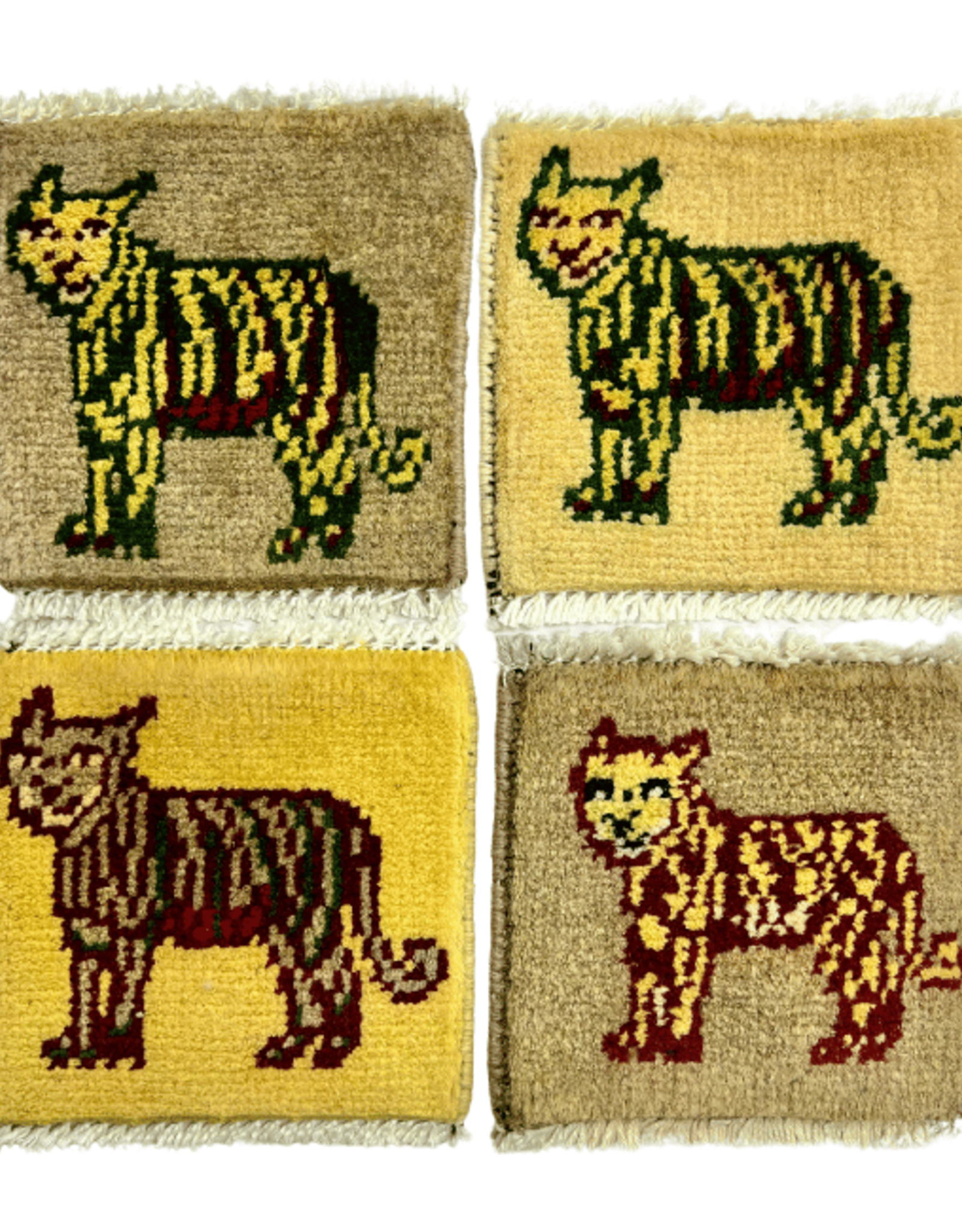 Bunyaad Pakistan Tiger Mug Rug