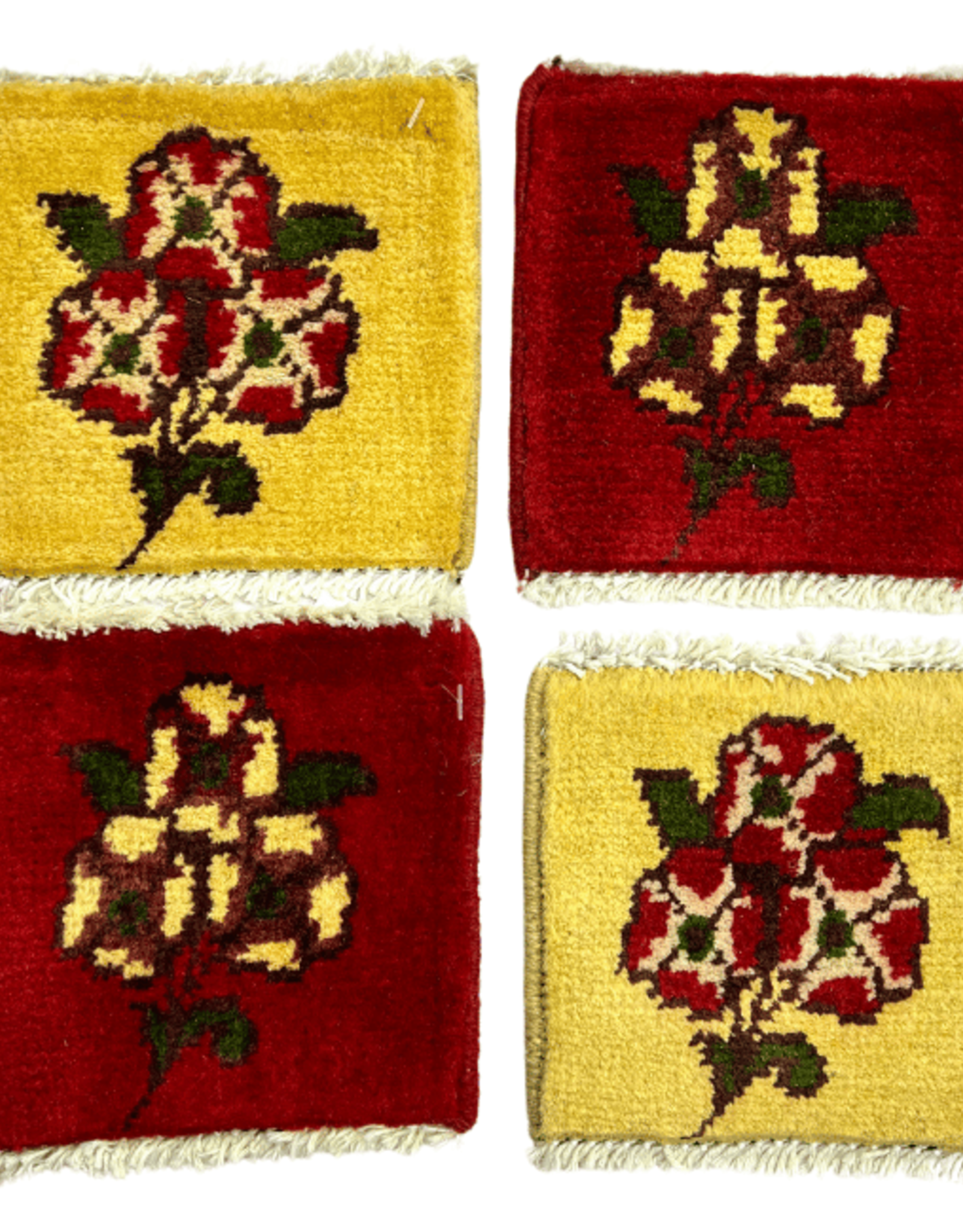 Bunyaad Pakistan Wild Rose Mug Rug