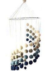 Ganesh Himal Felt Ball Mobile