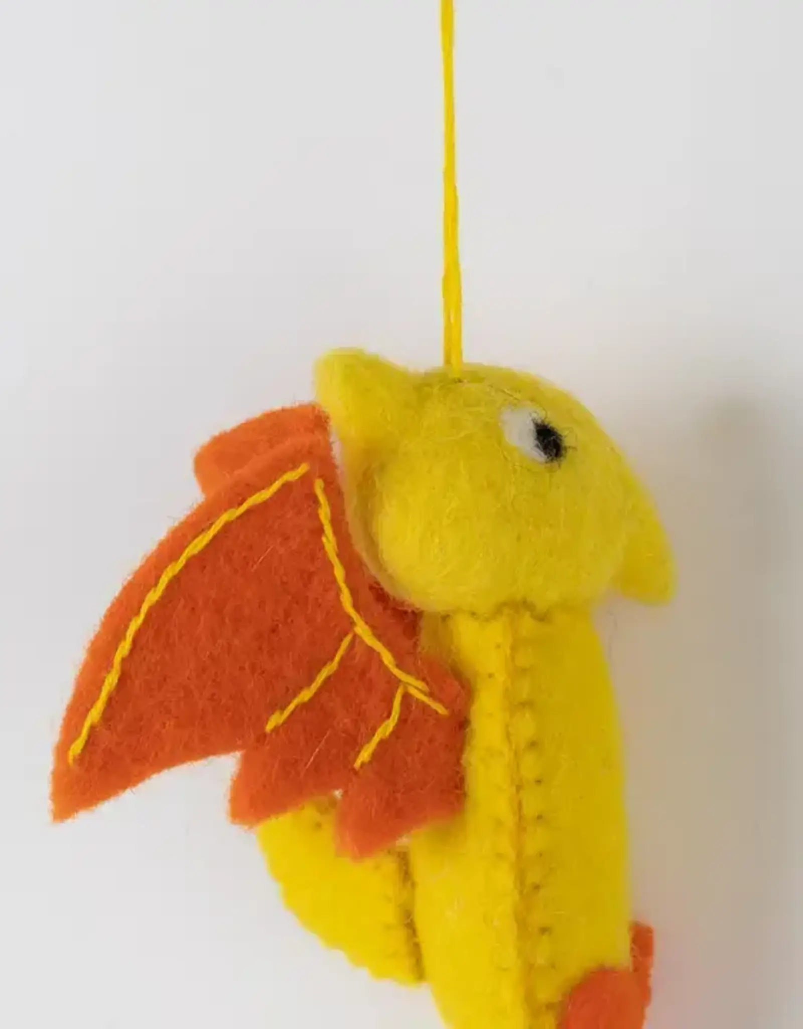 Ten Thousand Villages Flying Dino Ornament