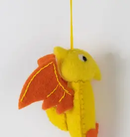 Ten Thousand Villages Flying Dino Ornament