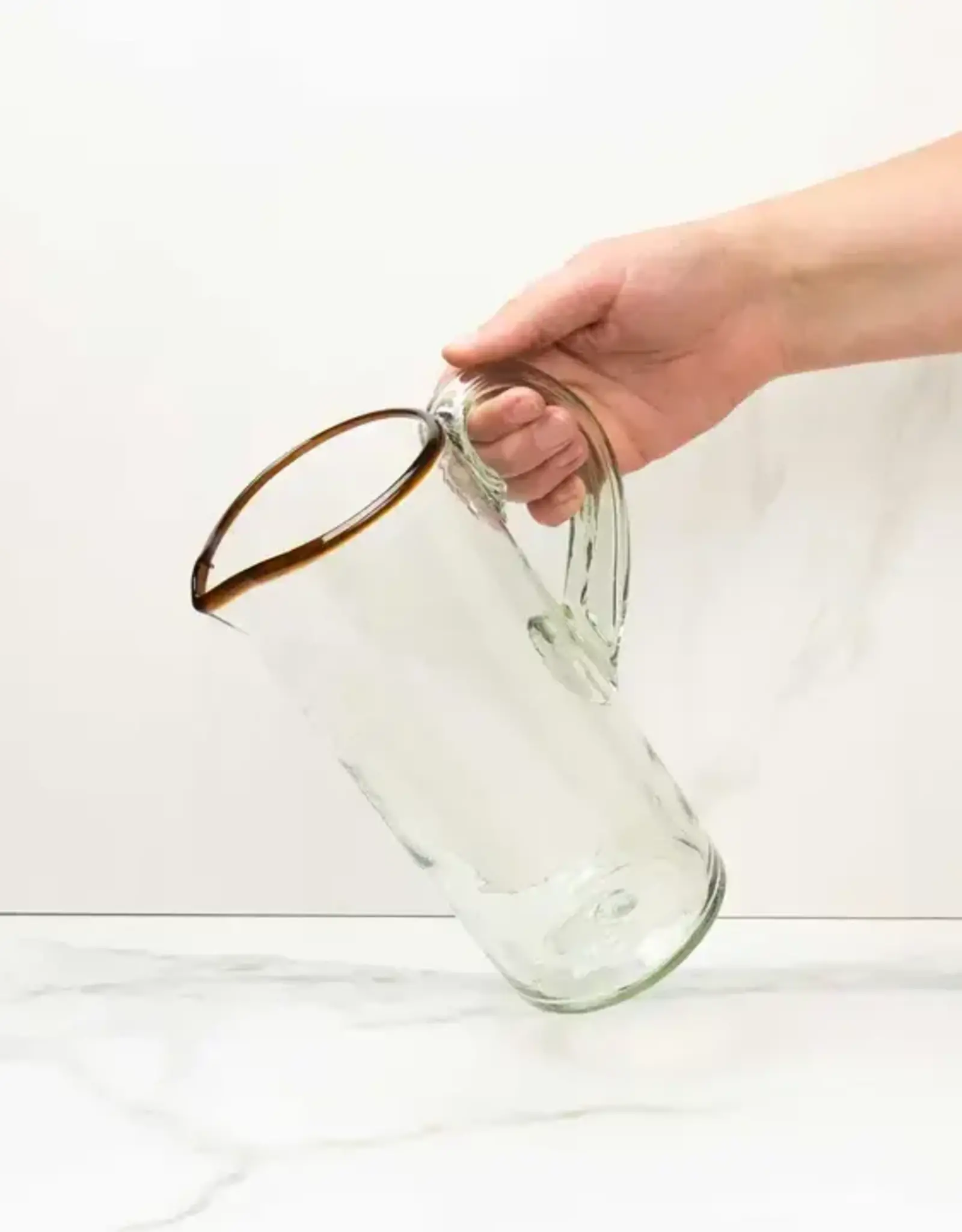 Sobremesa Amber Rim Pitcher