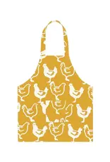 Global Mamas Apron Kids Chickens Gold