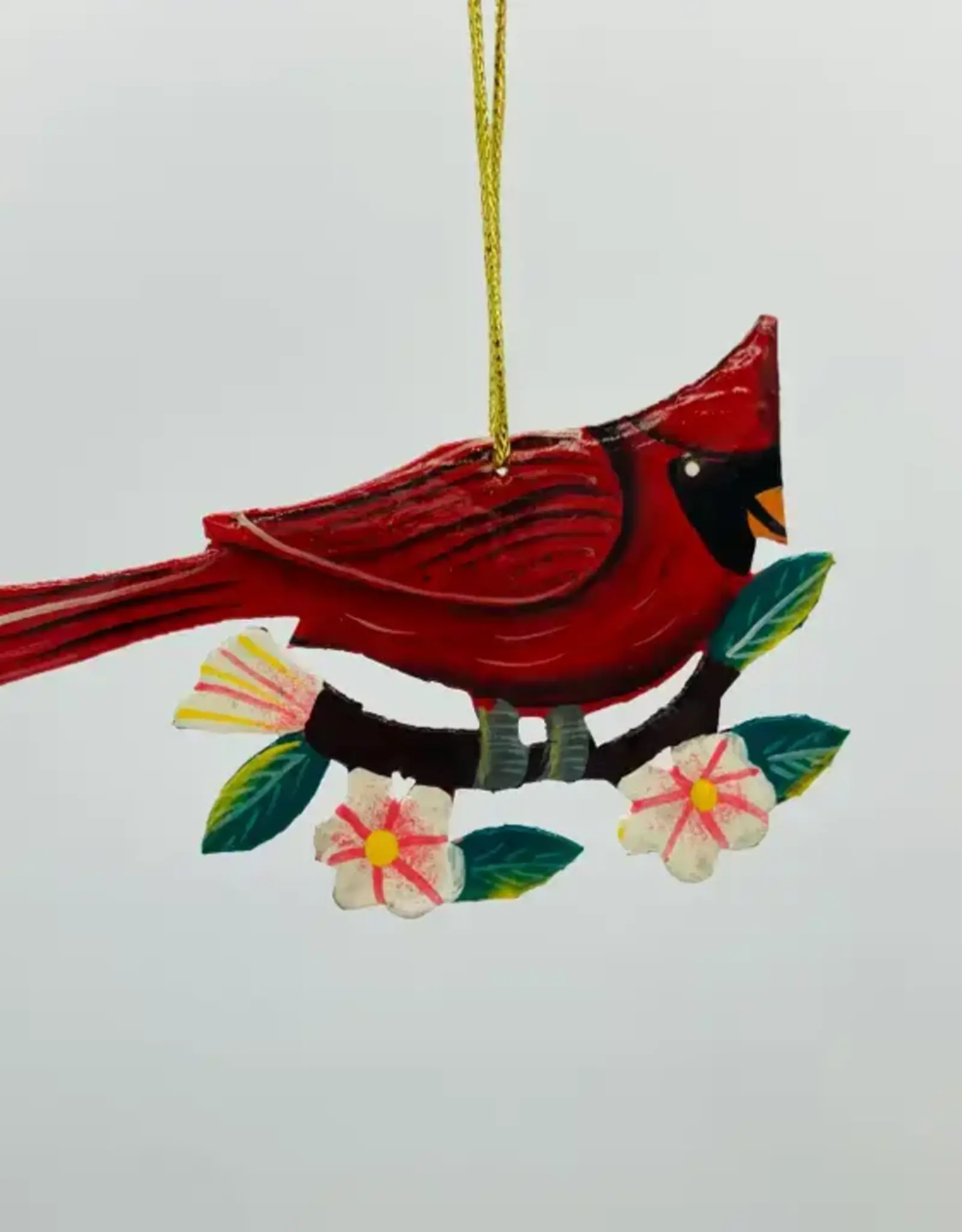 Dandarah Metal Red Cardinal Ornament