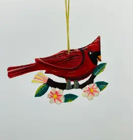 Dandarah Metal Red Cardinal Ornament