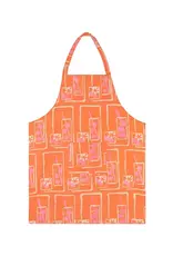 Global Mamas Apron Adult Mocktails Orange