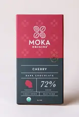 Moka Origins Cherry Dark Chocolate Bar 72%