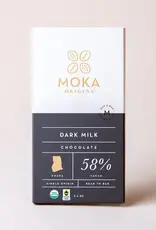 Moka Origins Dark Milk Chocolate Bar 58%