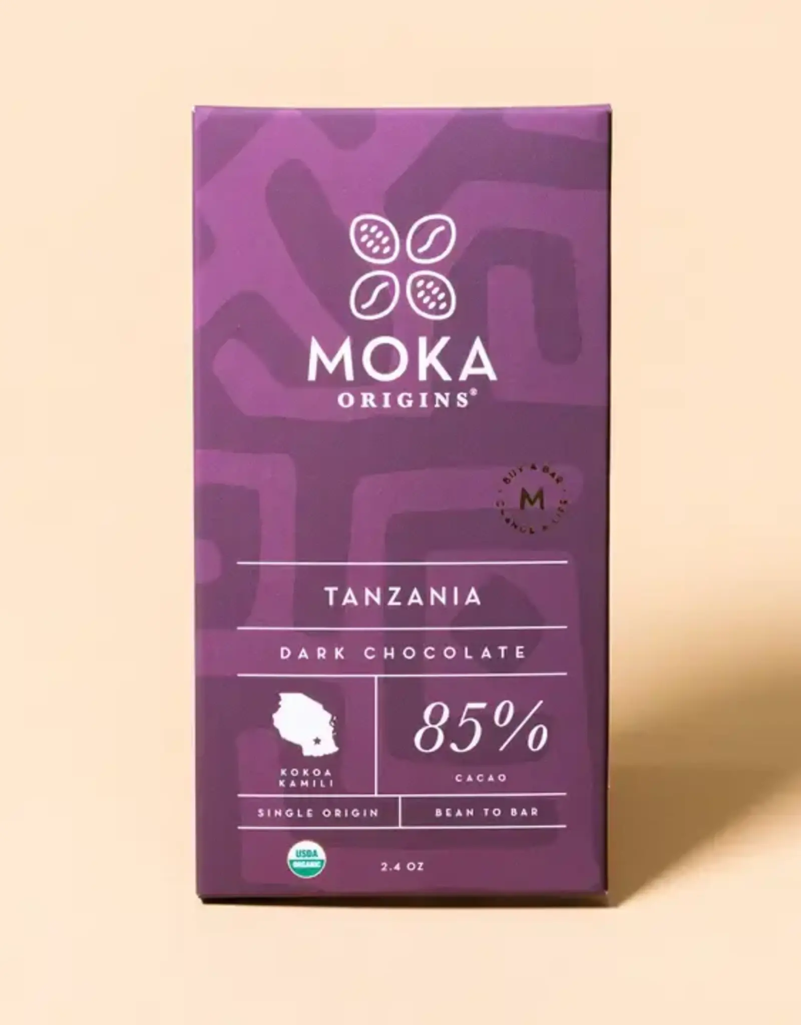 Moka Origins Tanzania Chocolate Bar 85%