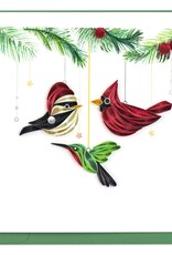Quilling Card Quilled Holiday Bird Ornaments Card