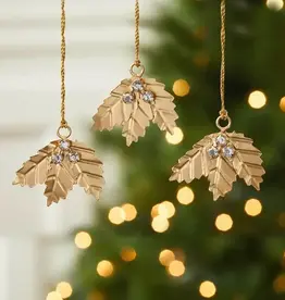 Serrv Gildani Holly Ornament