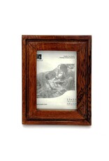 Bunyaad Pakistan Natural Mahogany Etched Wood Frame - Gift Enclosure