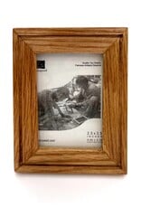 Bunyaad Pakistan Natural Red Oak Etched Wood Frame - Gift Enclosure