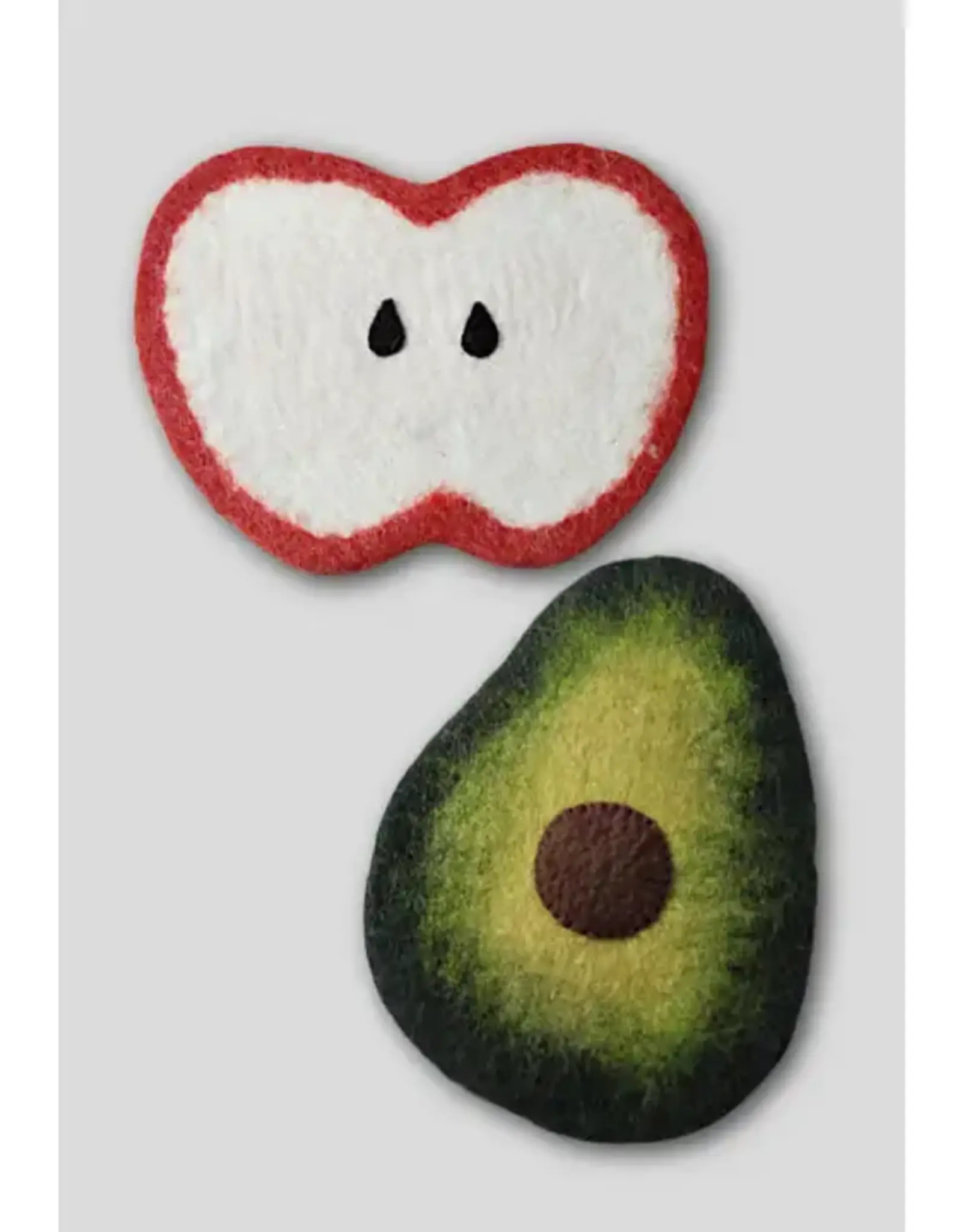 Ganesh Himal Felt Potholder Apple