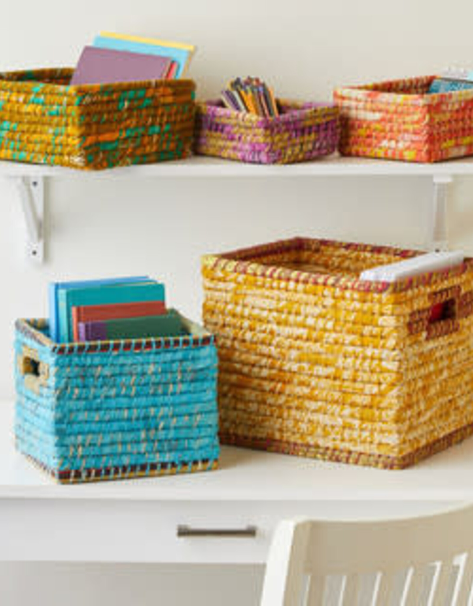 Serrv Small Chindi Wrap Basket