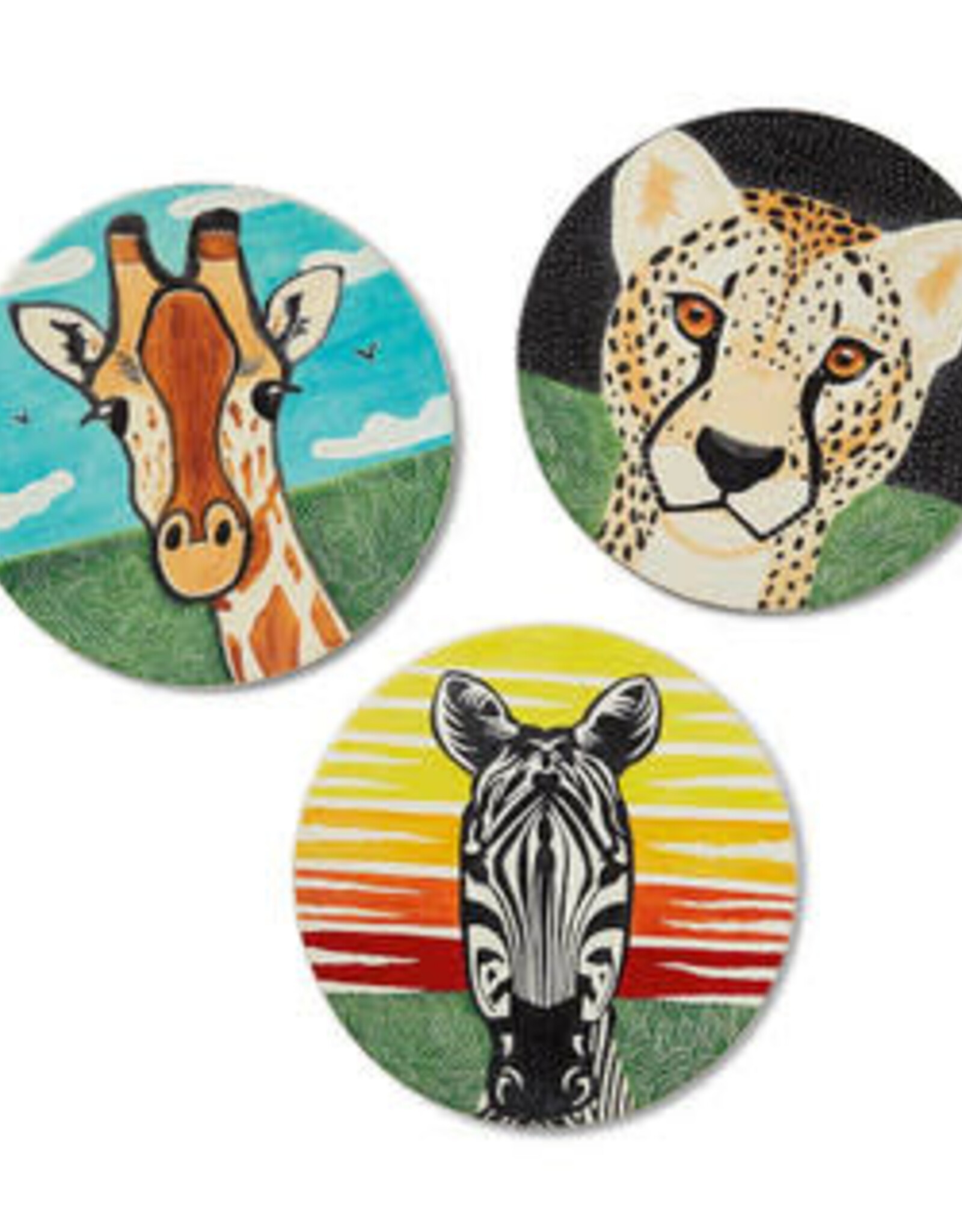 Serrv Savannah Selfies Soapstone Trivets