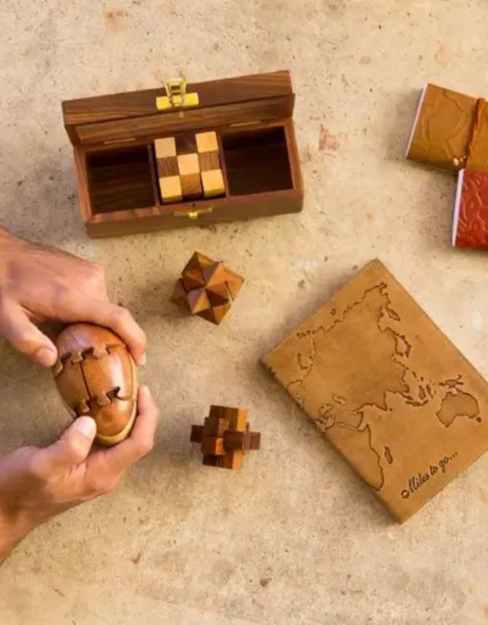 Matr Boomie Wooden Geometric Puzzle Set