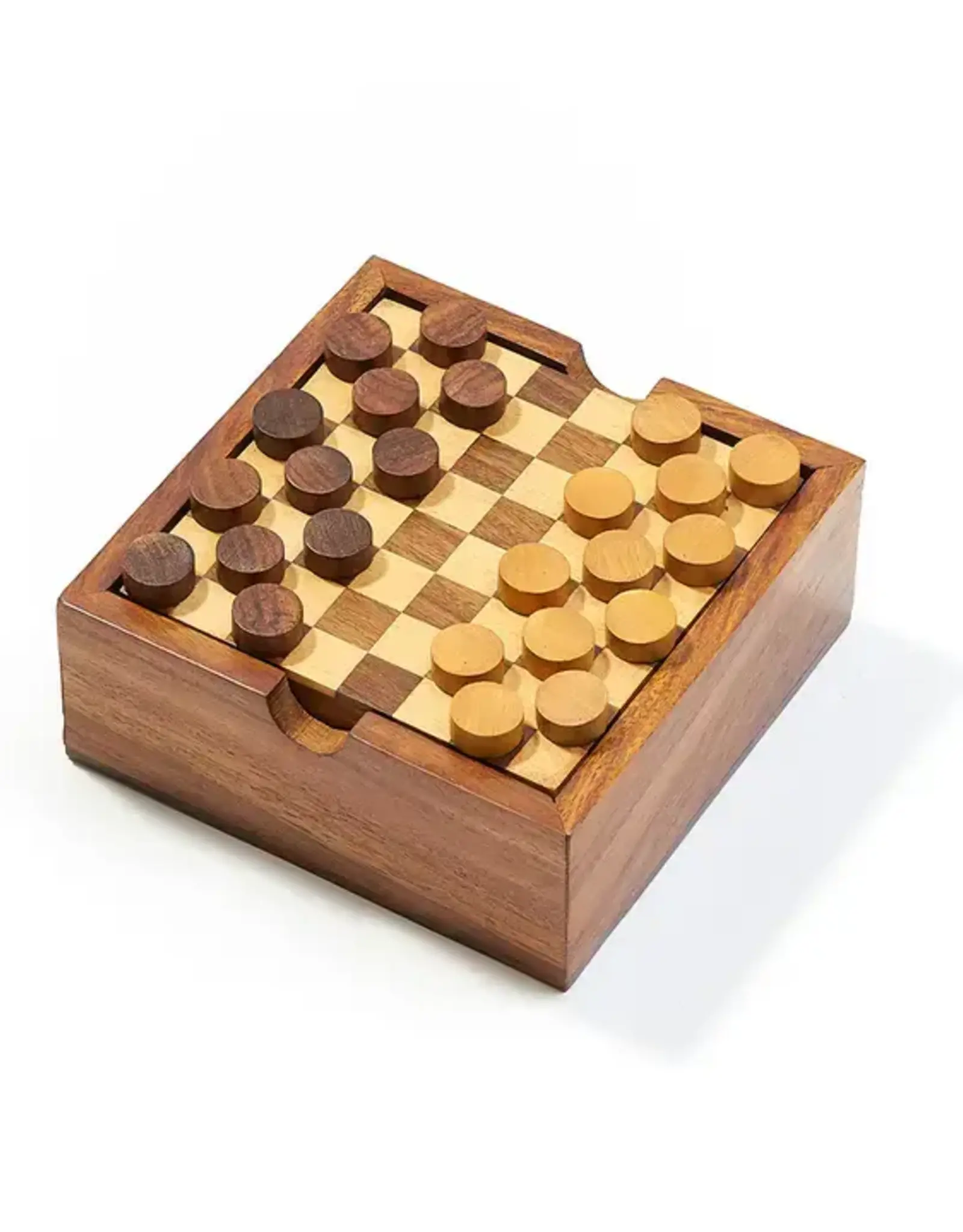 Matr Boomie Checkers and Tic Tac Toe Game Set