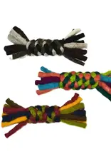 Dharma Dog Karma Cat Braid Twist Toy - Rainbow