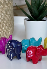 Global Crafts Tiny Elephants -  Kisii Stone 1.5 - 2"